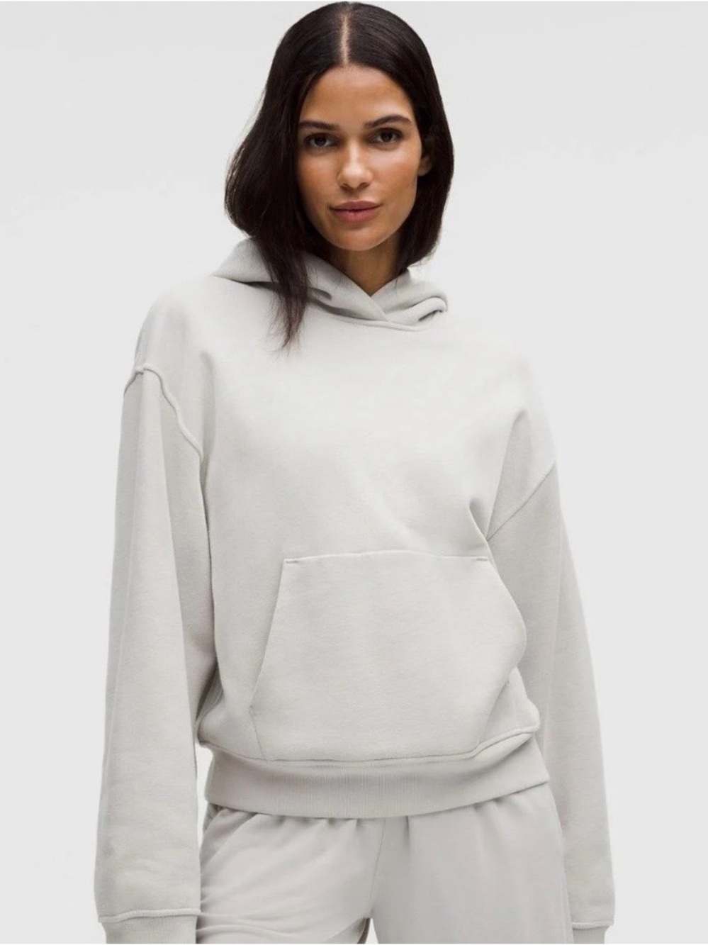 Lulu Steady State Oversized Hoodie - Dove Grey